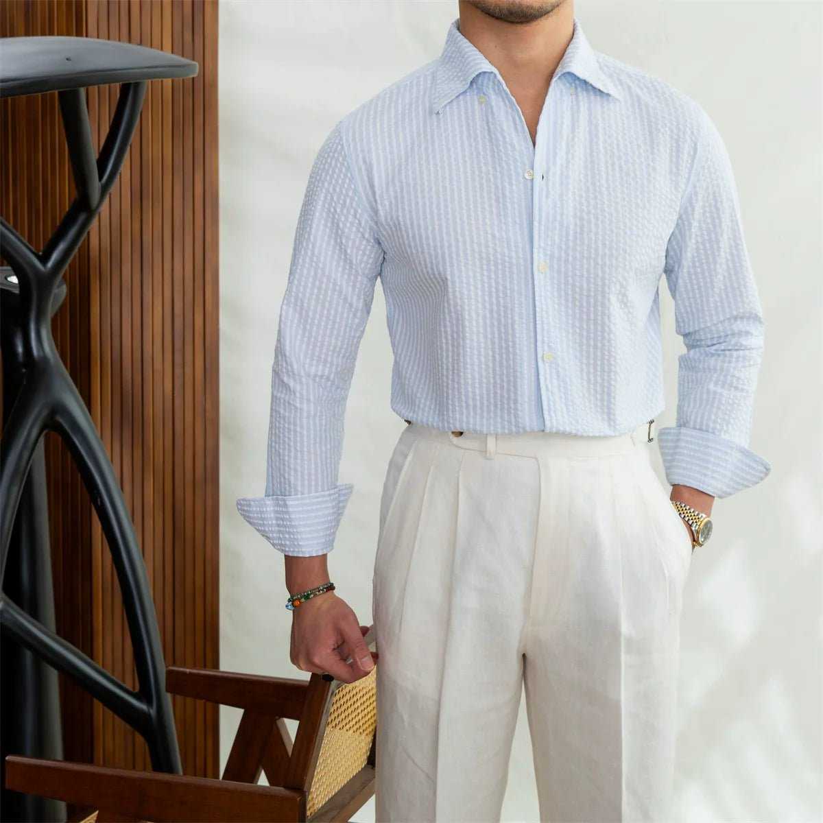 Camisa Castellano Azul