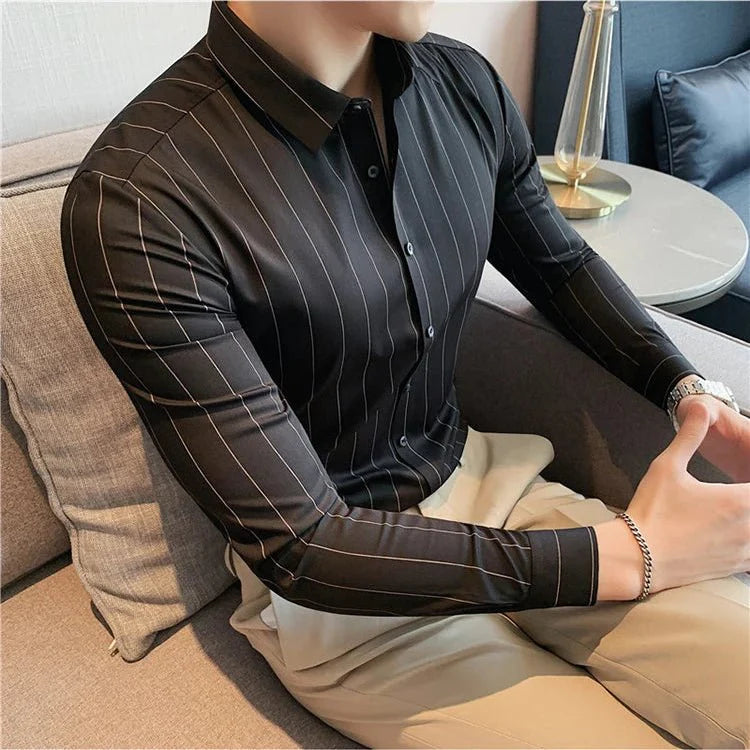 Camisa Masculina Blackline Élégance