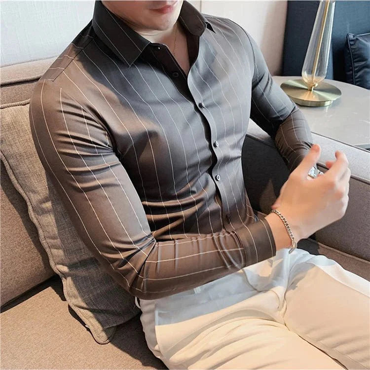 Camisa Masculina Blackline Élégance