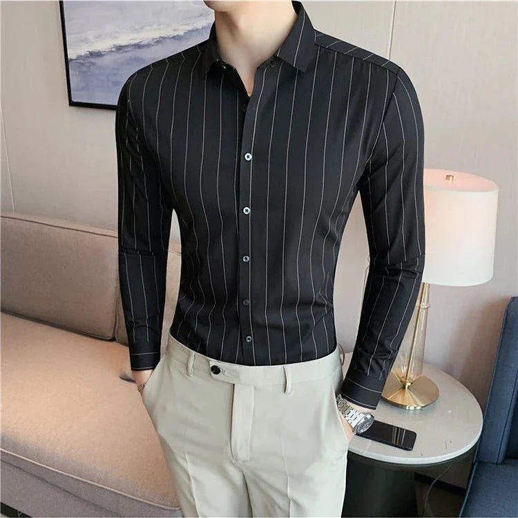 Camisa Masculina Blackline Élégance