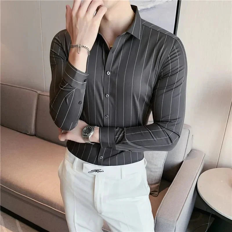Camisa Masculina Blackline Élégance