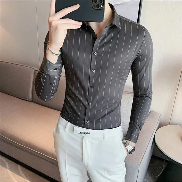 Camisa Masculina Blackline Élégance