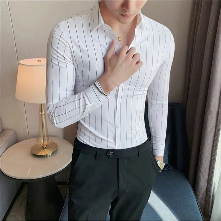 Camisa Masculina Blackline Élégance