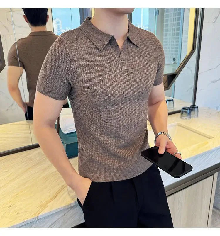 Camisa Polo Texturizada Marabella