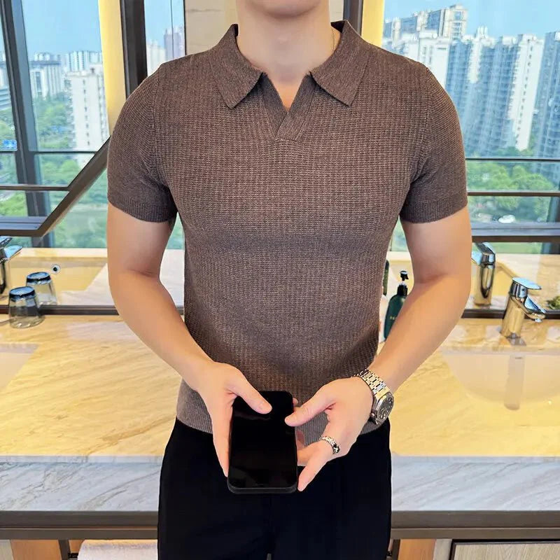 Camisa Polo Texturizada Marabella