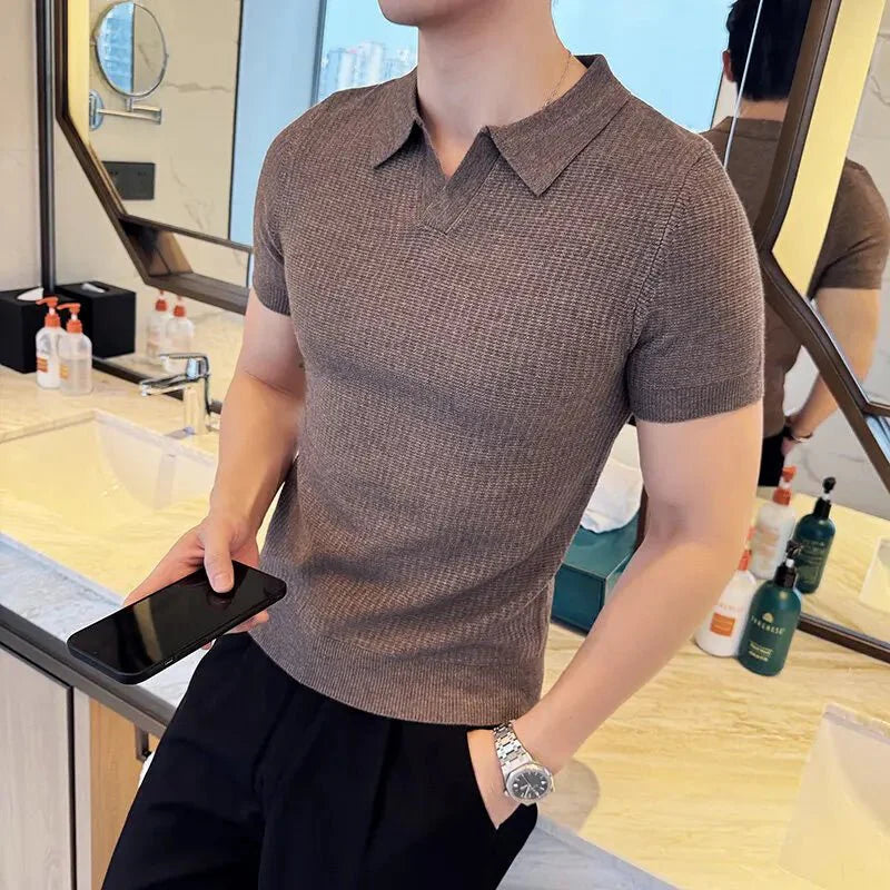 Camisa Polo Texturizada Marabella