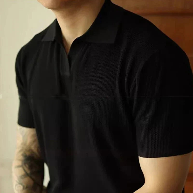 Camisa Polo Tricot Air Black