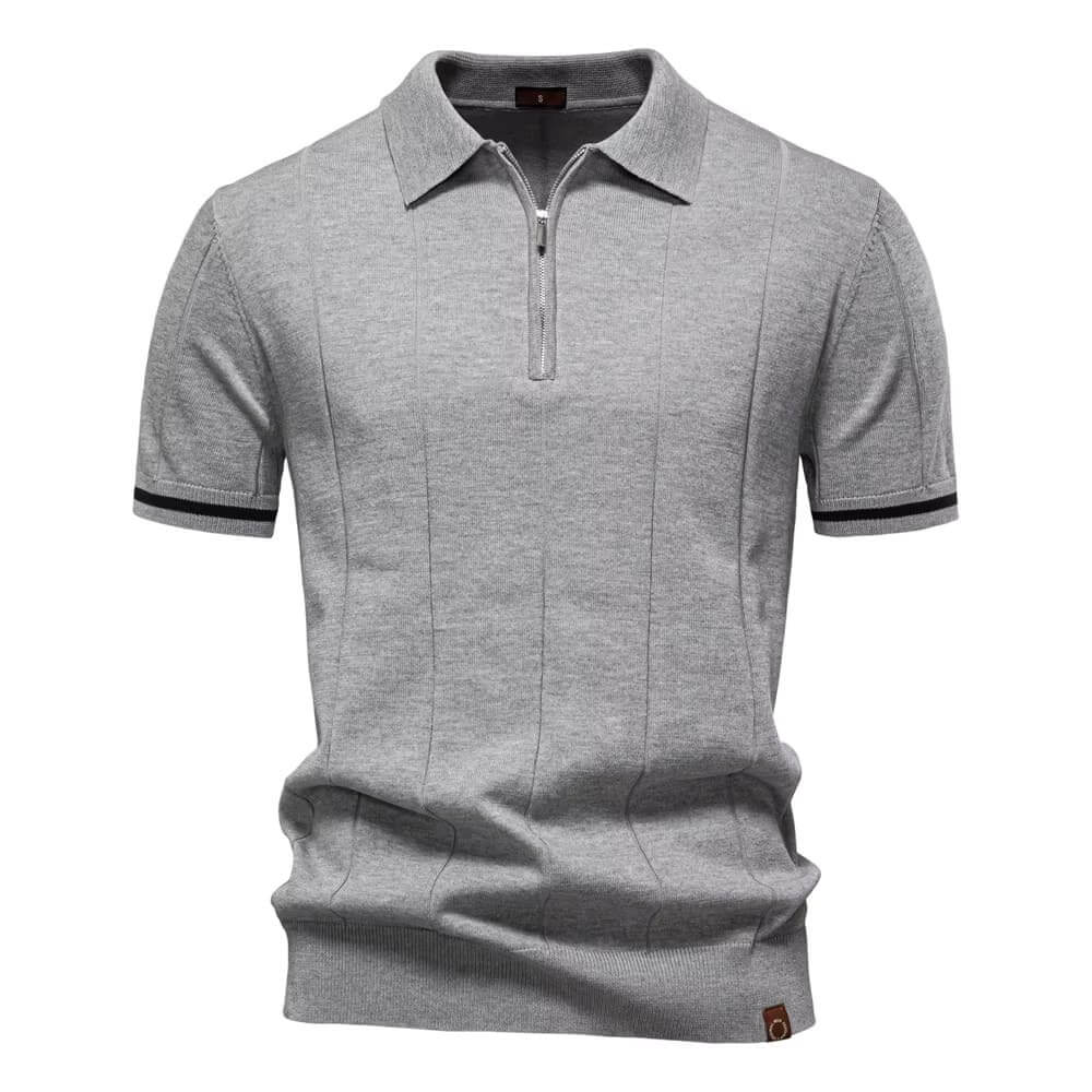 Camisa Polo Zip