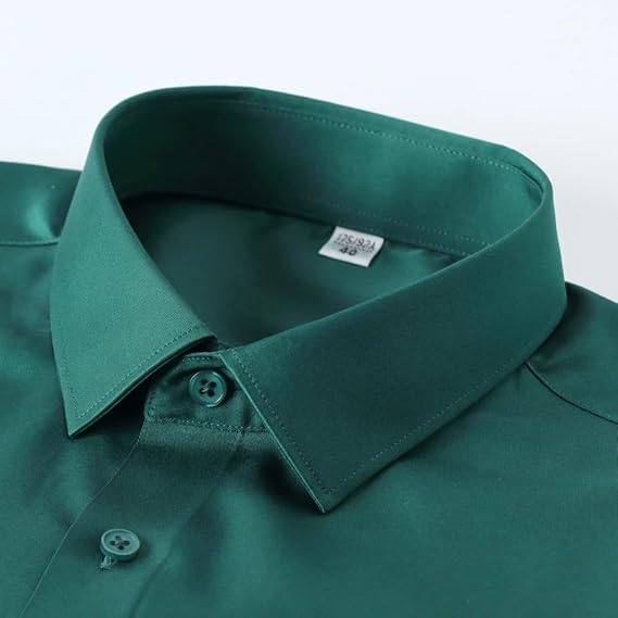 Camisa Social Masculina Classic Verde