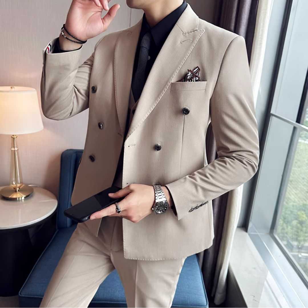 Costume Transpassado Windsor Heritage Bege