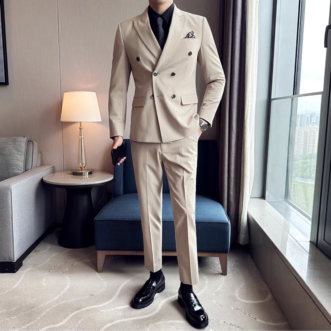 Costume Transpassado Windsor Heritage Bege