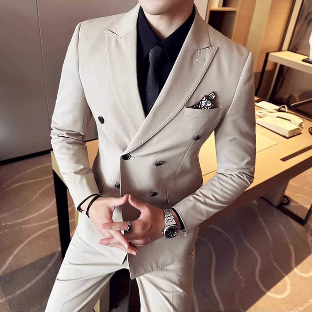 Costume Transpassado Windsor Heritage Bege