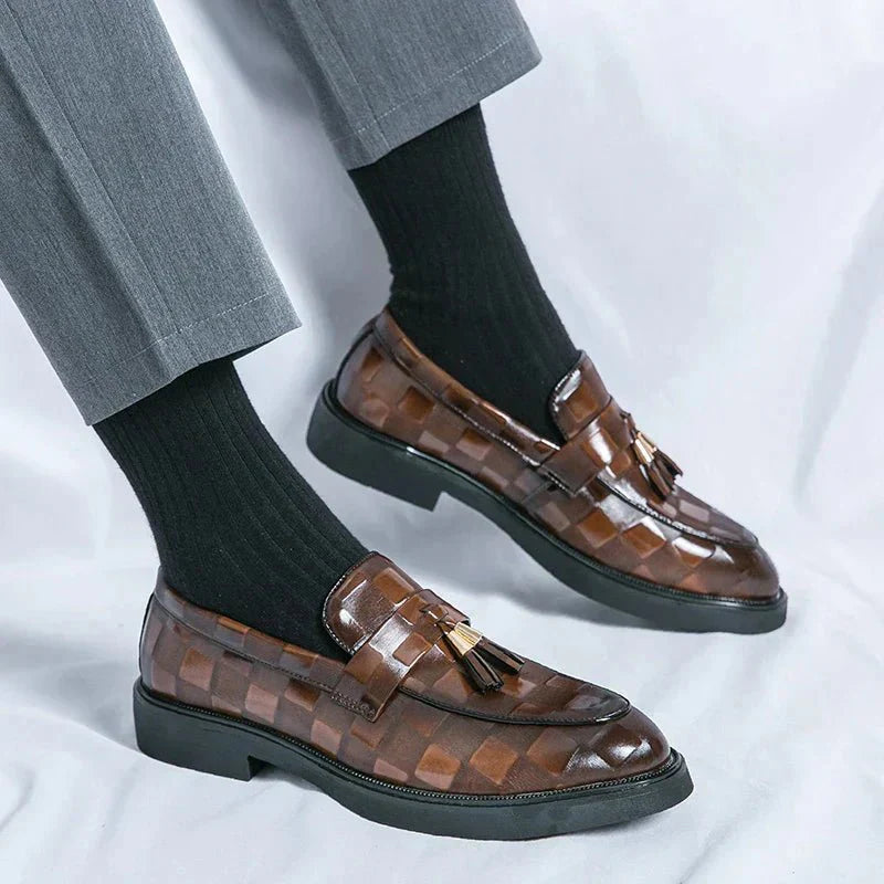 Loafer Nobre Quadriculado