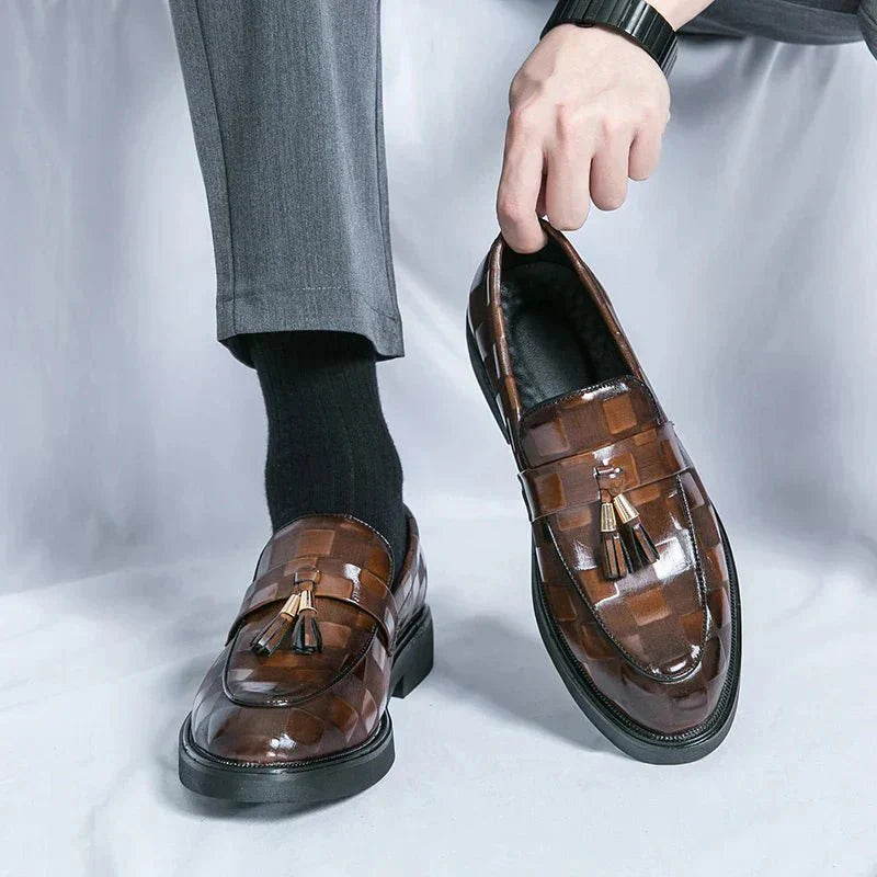 Loafer Nobre Quadriculado