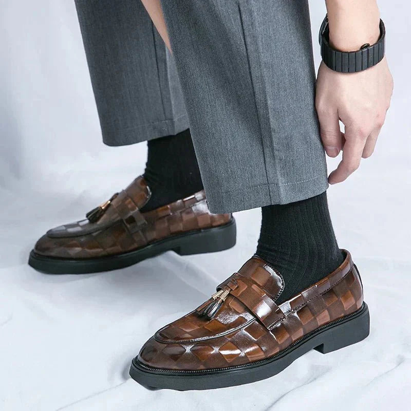 Loafer Nobre Quadriculado
