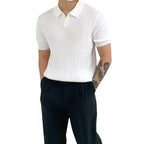 Camisa Polo Vertical Élégance